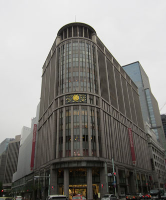 Current-day Mitsukoshi department store at Mitsukoshimae metro station in Tokyo<