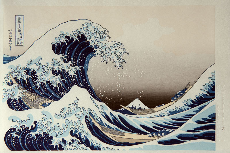 Hokusai Under the wave off Kanagawa
