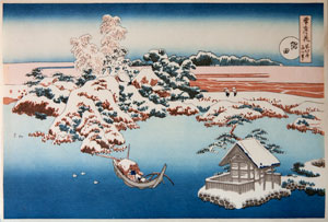 Hokusai Snow At Sumida