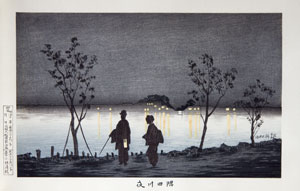 Kiyochika Sumida River At Night-thumbnail